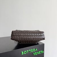 BV woven drawstring cosmetic pouch/cloud-shaped puffy cocktail clutch/sling shoulder bag - 图片 3