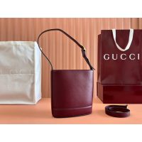 Gucci mini open bucket handbag with horsebit decoration - 图片 8