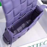 Bottega BV cassette padded cosmetic pouch clutch woven flap square messenger with magnetic closure - 图片 7