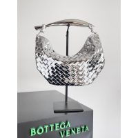 BV intrecciato Sardine handbag metallic slouchy beach tote socialite influencer party bag - 图片 7