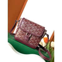 Goyard canvas vintage sling shoulder flap messenger authentic quality - 图片 6