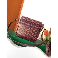 Goyard canvas vintage sling shoulder flap messenger authentic quality - 图片 7