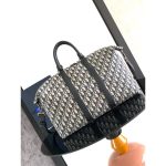 canvas Dior weekender 40 handbag/getaway duffle tote/travel keepall handbag/boarding cabin luggage