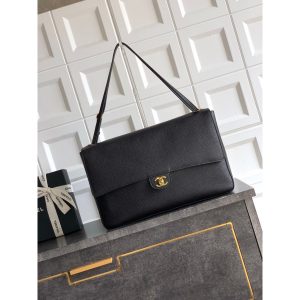 Chanel Souplissimo Maxi shoulder Flap Bag in caviar calfskin