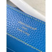 Louis Vuitton LV Capucines BB Denim Calfskin Handbag for Women