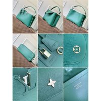 Louis Vuitton Capucines GM Grainy Calfskin Tote Bag Women