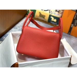 togo Hermes etain lindy 26 shoulder tote bag GHW full handmade boutique inclusion