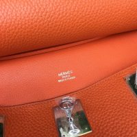 ermes jypsiere 28 shoulder satchel GHW-tangerine togo leather full handmade