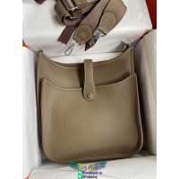 Togo Hermes evelyne 28 shoulder tote bagPHW full handmade/boutique inclusion