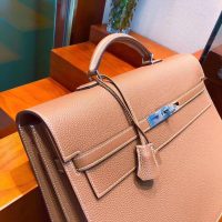 togo hermes kelly depeches 36 briefcase laptop handbag PHW full handmade boutique package