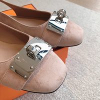 Hermes suede ballet flat slingbacks daily slip-on pump size35-42