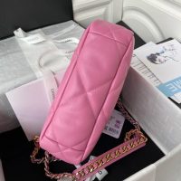 Chanel 19 shoulder flap bag in quilted lambskin