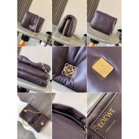 Loewe puffer Goya cosmetic padded pouch sling chain crossbody shoulder flap messenger - 图片 6