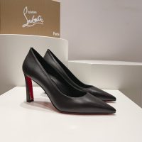 Christian Louboutin plain stiletto pump sandal elegant dancer party footwear size35-42 10cm - 图片 7