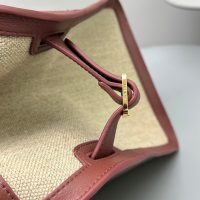 The Row margaux 15 canvas shopper tote weekender travel carryall handbag in smixed material - 图片 4