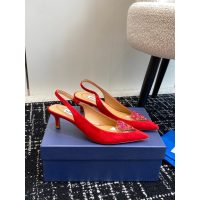 aquazzura suede kitten heel slingback pump rhinestone-detailed heel sandal size35-41 3.5 cm - 图片 6