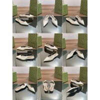 Gucci pointed flat slingback ballet shoes daily flat pump sandal in patent leather size35-40 - 图片 9