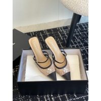 Chanel kitten heel slide mules half drag shoes casual heel sandal slipper size35-40 - 图片 6
