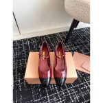 Miumiu shiny Mary Jane boat shoes capped slide pump sandal flat ballerine size35-42