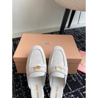 Miumiu suede slide mules summer flap sandal slipper half drag shoes size35-42 - 图片 9