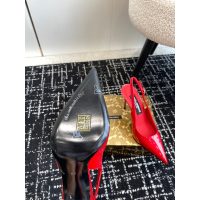 D&G heel slingback pump sandal bride wedding party shoes influencer nightclub shoes size35-40 10cm - 图片 9