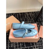 Miumiu bow flat ballet pump daily walking shoes Mary Jane boat shoes size35-40 - 图片 3