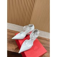 Ferragamo women's strapped wedge sandal pointed wedge pump slipon size35-40 7cm - 图片 4