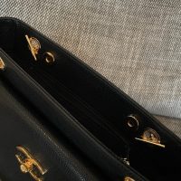 Vintage Chanel Front Pocket Tote Bag in Chocolate smooth calfskin