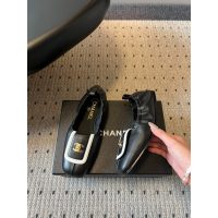 lambskin chanel ballet flat boat shoes szie35-40