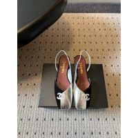 Chanel two-tone ballet flat slingback pumps size35-40