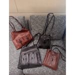 Burgundy Prada Small Tote bag with cargo pocket
