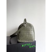 Intrecciato BV woven weekender cuffle handbag/travel carryall luggage bag/boarding handbag - 图片 3