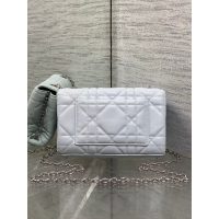 lambskin Dior top-handle cosmetic clutch/sling crossbody shoulder flap messenger - 图片 4