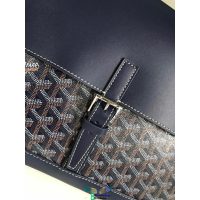 戈雅 GY Citadin vintage canvas men's flap messenger business briefcase laptop tablet handbag - 图片 3