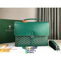 戈雅 GY Citadin men's document briefcase canvas flap messenger bag worker commuter bag - 图片 7