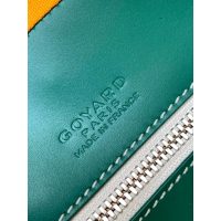 small Goyard Ambassade men's business briefcase canvas laptop document handbag with protective feet - 图片 3