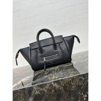 classic Celine smile-face luggage handbag with protect metal feet - 图片 8