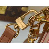 Louis Vuitton Side Trunk Monogram Canvas Calfskin Bag handware