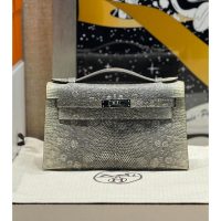 lizard Hermes mini kelly I pochette PHW full handmade boutique inclusion