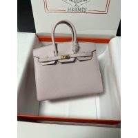 Hermes birkin 25 sellier handbag -gold brown epsom calfskin GHW full handmade boutique package