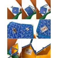 limited edition Goyard ladies DE cube trunk wristlet cosmetic lipstick holder case - 图片 9