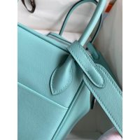 swift Hermes Vert Criquet lindy 26 shoulder tote bag PHW-full handmade/boutique inclusion