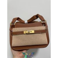 Hermes mini Jypsiere shoulder crossbody flap bag GHW-evercolor leateher full handmade/boutique inclusion