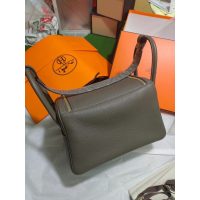 hermes lindy 26 shoulder tote bag- craie togo calfskin GHW full handmade boutique package