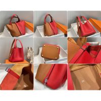 togo Hermes picotin 22 bucket tote GHW full handmade boutique package