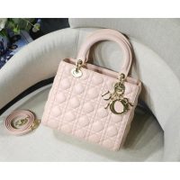 Size24cm Dior classic quilted shopping tote versatile handbag genuine leather crossbody shoulder bag - 图片 8