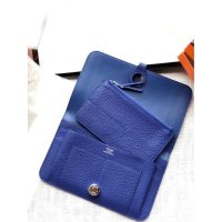Togo Hermes dogon bifold wallet multislots card holder full handmade