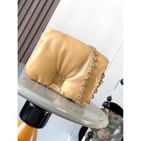 Loewe puffer Goya cosmetic padded pouch sling chain crossbody shoulder flap messenger - 图片 7