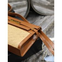 YSL large Manhattan cosmetic smartphone clutch sling crossbody shoulder messenger flap - 图片 7