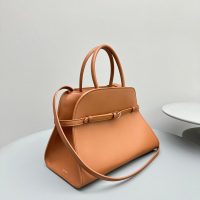 The Row margaux 12 belt shoulder tote holiday carryall handbag luggage resort beach tote - 图片 2